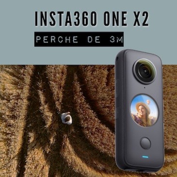 Insta360 ONE X2 – Perche de 3m